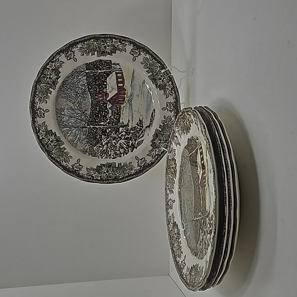 Johnson Brothers Friendly Village Schoolhouse Dinner Plate 10 in. - Picture 1 of 4
